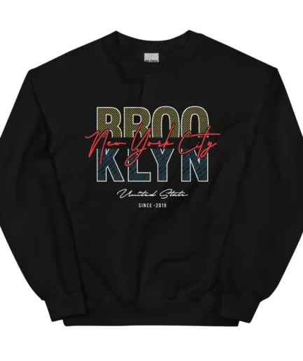 BROOKLYN New York City Black Sweatshirt