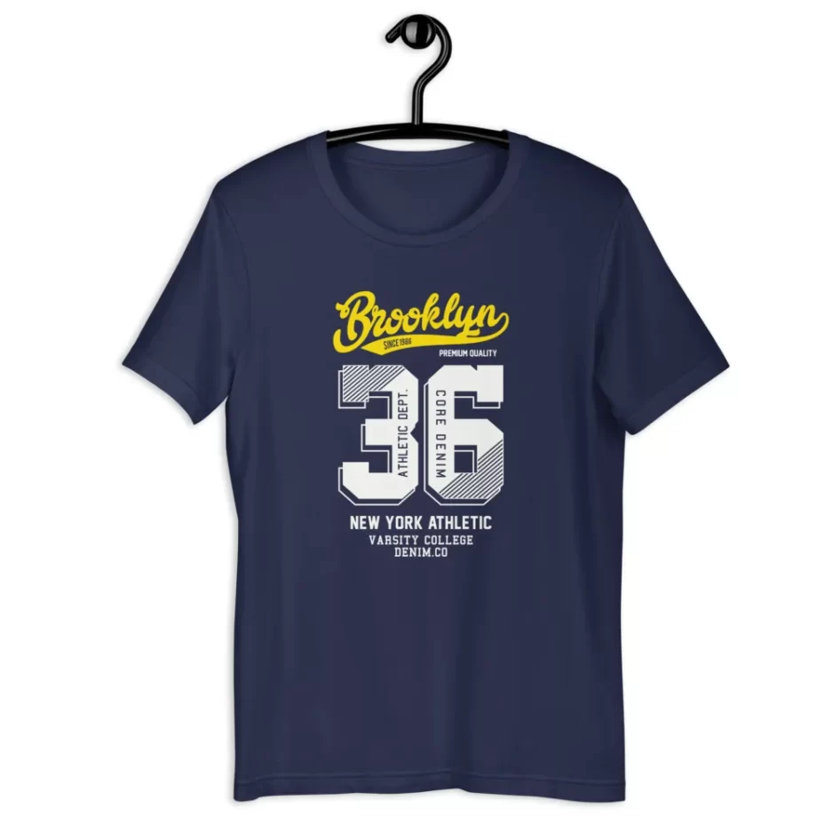Brooklyn Varsity College Navy T-shirt