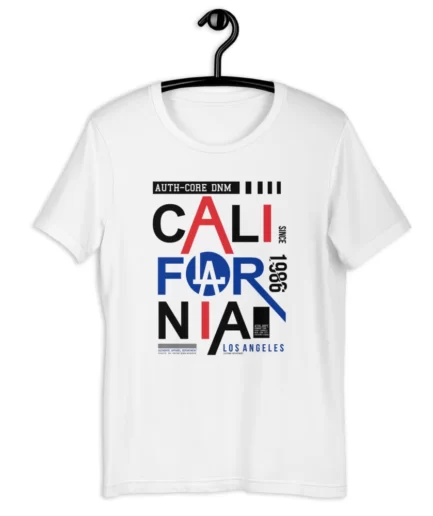 CALI FOR NIA Los Angeles White T-shirt