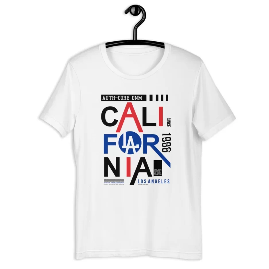 CALI FOR NIA Los Angeles White T-shirt